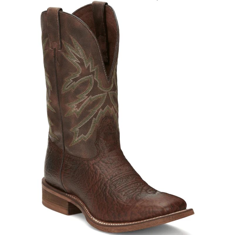 NOCONA | MEN'S HENRY VINTAGE BROWN SQUARE TOE WESTERN BOOTS HR5571-Vintage Brown