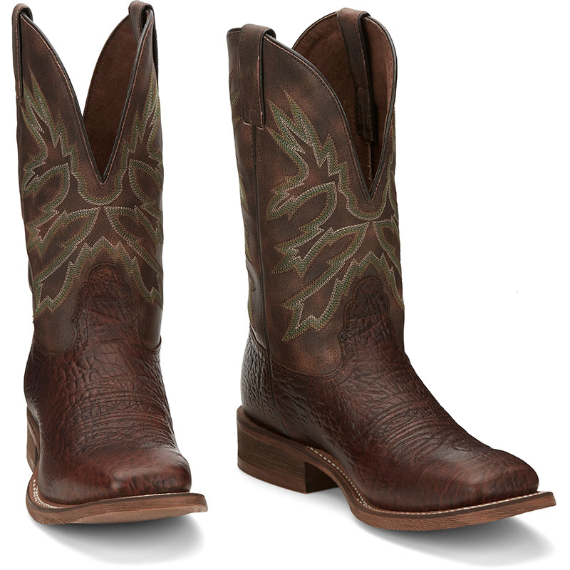 NOCONA | MEN'S HENRY VINTAGE BROWN SQUARE TOE WESTERN BOOTS HR5571-Vintage Brown