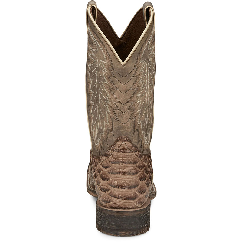 NOCONA | MEN'S MESCALERO RUGGED SNAKE PRINT WESTERN BOOTS HR5604-Brown