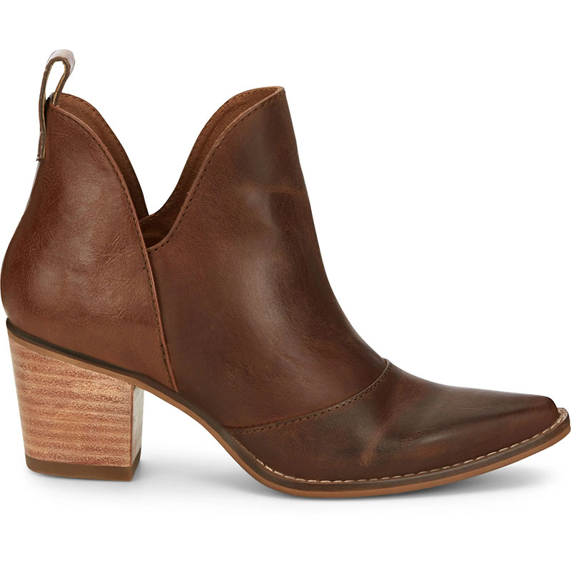 NOCONA | WOMEN'S MICKI BROWN COWHIDE FASHION BOOTIES ME1921-Brown