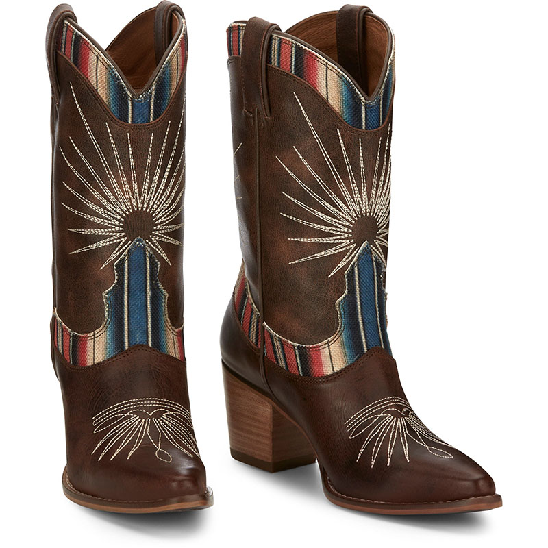 NOCONA | WOMEN'S CONCHITA BROWN SERAPE WESTERN BOOTS ME1924-Brown