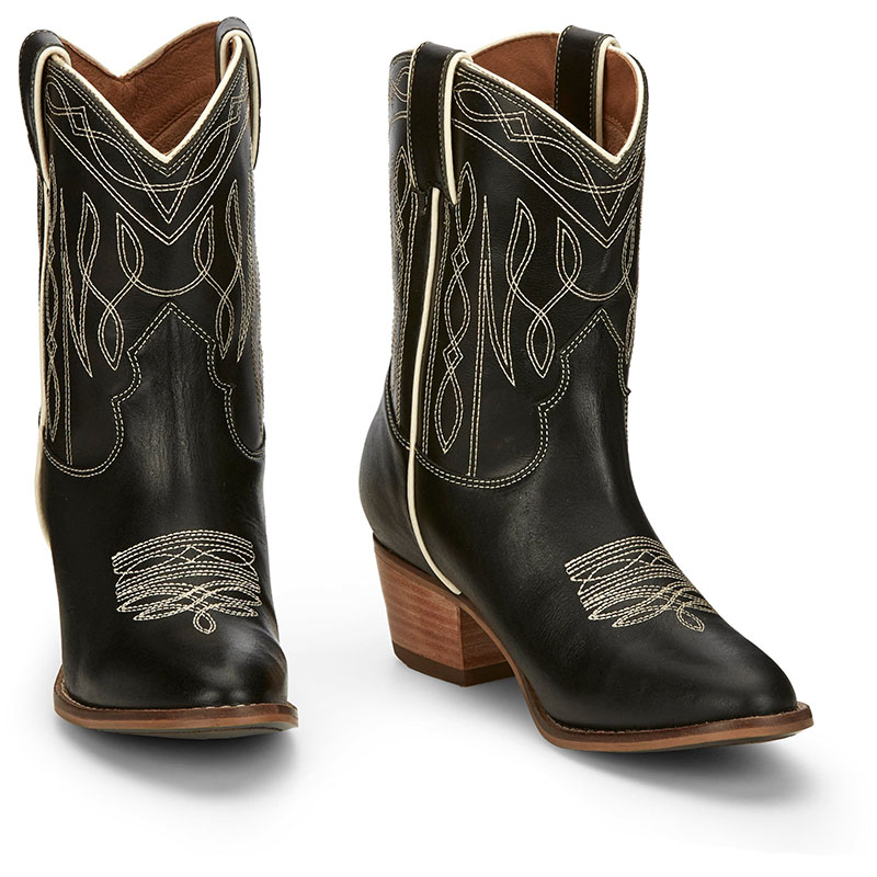 NOCONA | WOMEN'S EVA ONYX BLACK WESTERN BOOTIES ME1926-Black