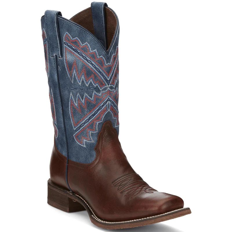 NOCONA | WOMEN'S HERO NAIDA BLUE SQUARE TOE WESTERN BOOTS NL5417-Blue