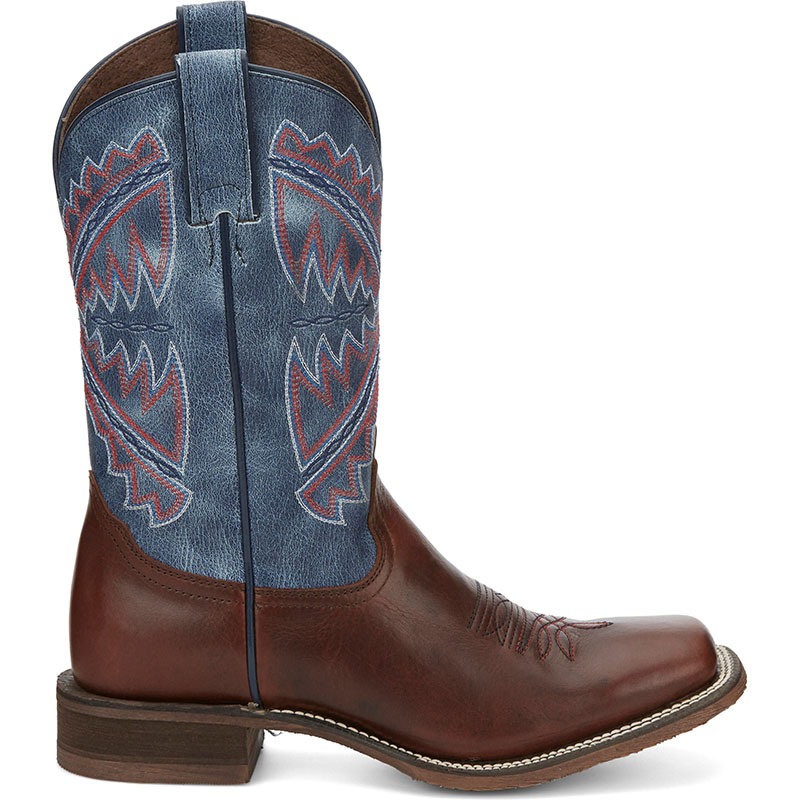 NOCONA | WOMEN'S HERO NAIDA BLUE SQUARE TOE WESTERN BOOTS NL5417-Blue